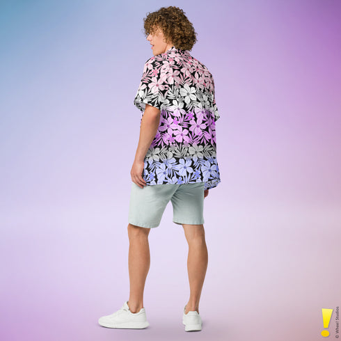 Genderfluid Pride Aloha Hawaiian Shirt